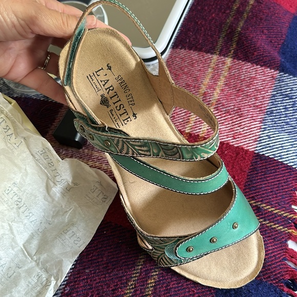 L’ Artiste Quilana NEW in Box Size 39 Teal - Picture 14 of 14